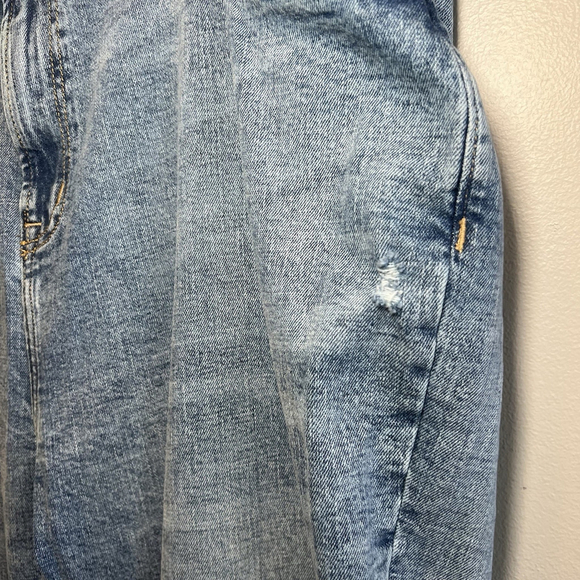 Old Navy Jeans Slim Men's 44x30 Regular Stretch Zip Mid Wash Pockets Distressed - Picture 5 of 16